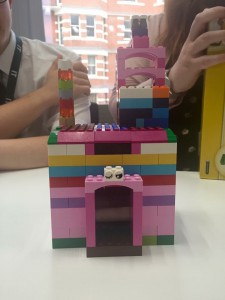 The winning Lego house!