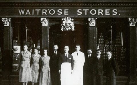 Waitrose shop front in 1937