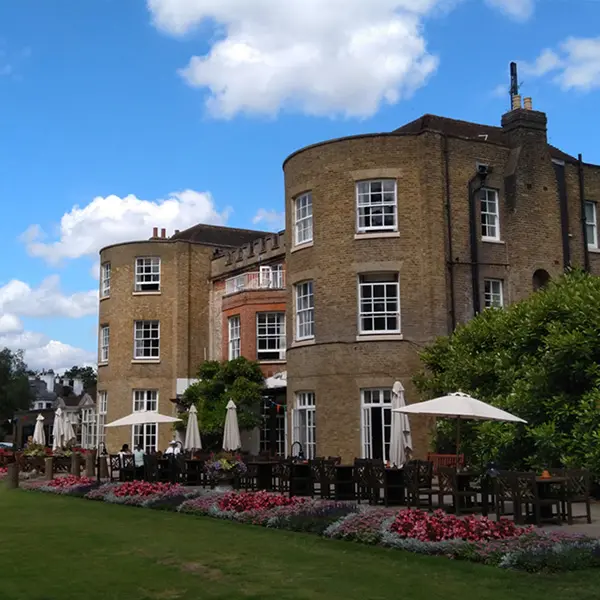 Odney Club looking over the lawn
