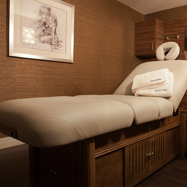 Massage chair at spa