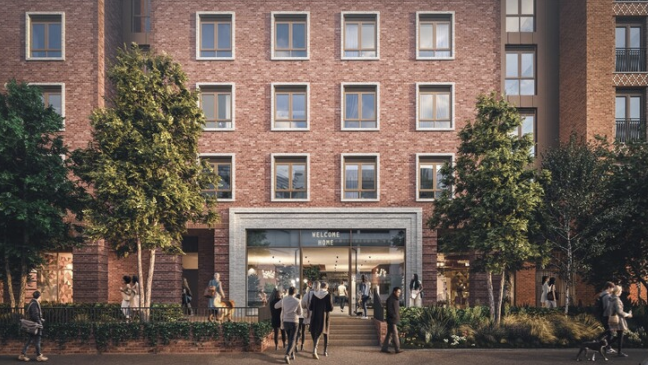 Mock up of what the new rental homes will look like in Reading.