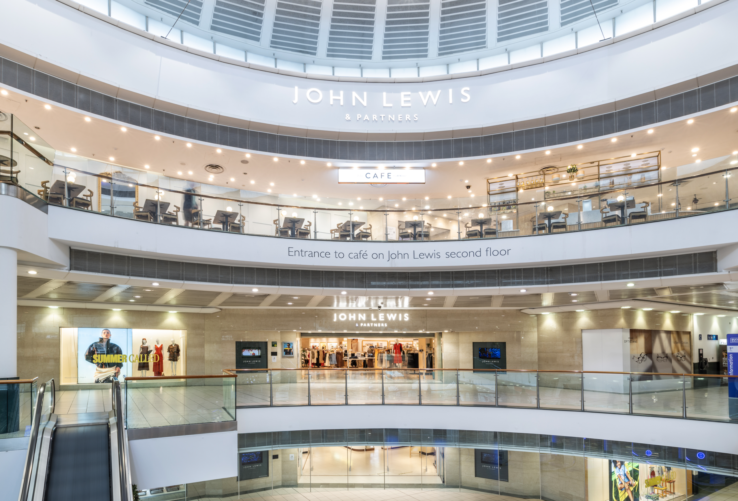 Picture of the front of John Lewis Glasgow.
